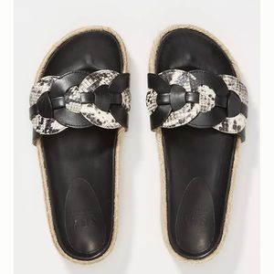 Seychelles Narrative Slide Sandals Anthropologie Size 8.5